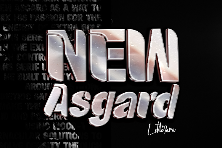 New Asgard - Font