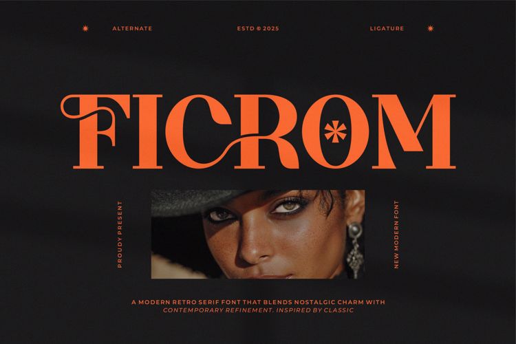 Preview of Ficrom Font