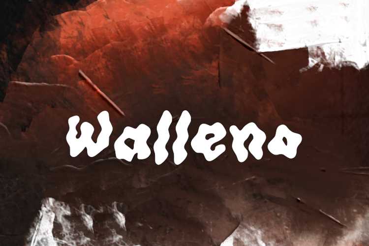 Preview of w Walleno Font