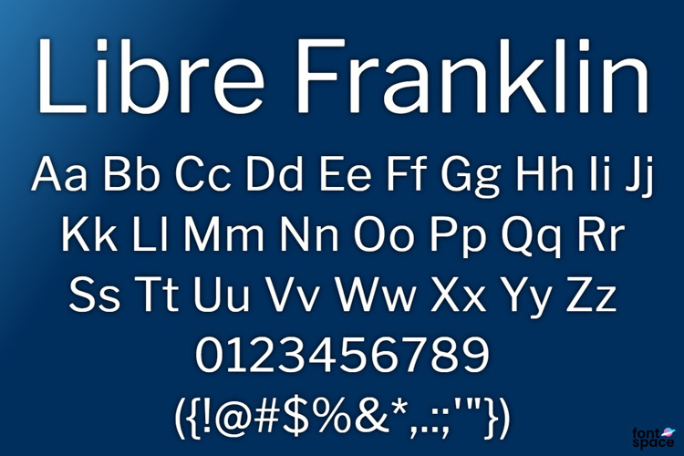 Libre Franklin Font