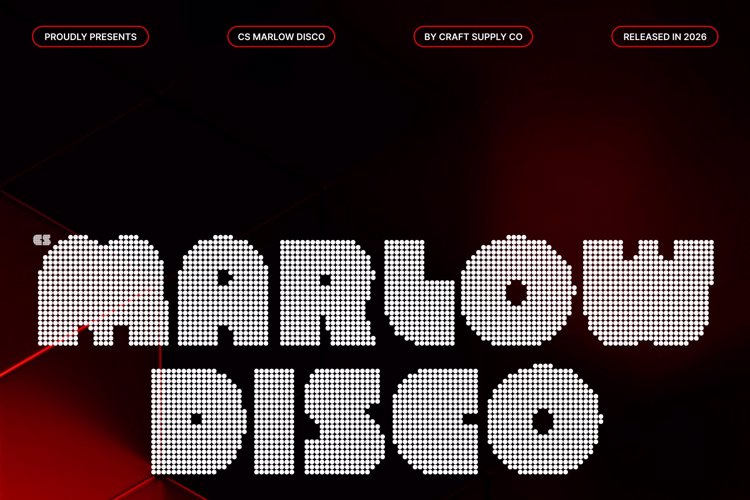 Preview of CS Marlow Disco Font