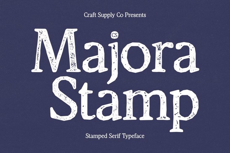 Preview of CS Majora Stamp Font