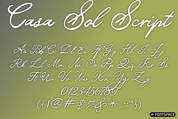 Preview of Casa Sol Font