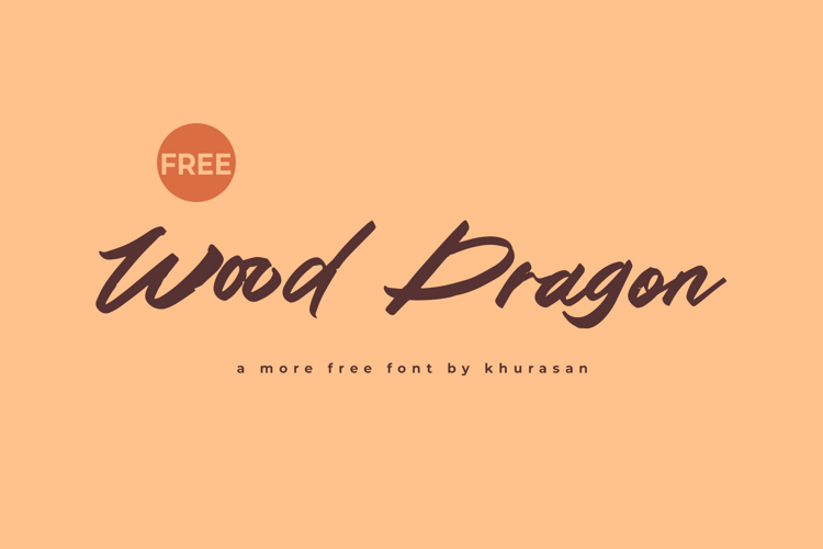 Wood Dragon Font
