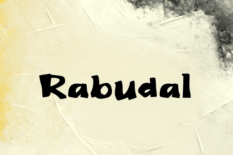 Rabudal Font