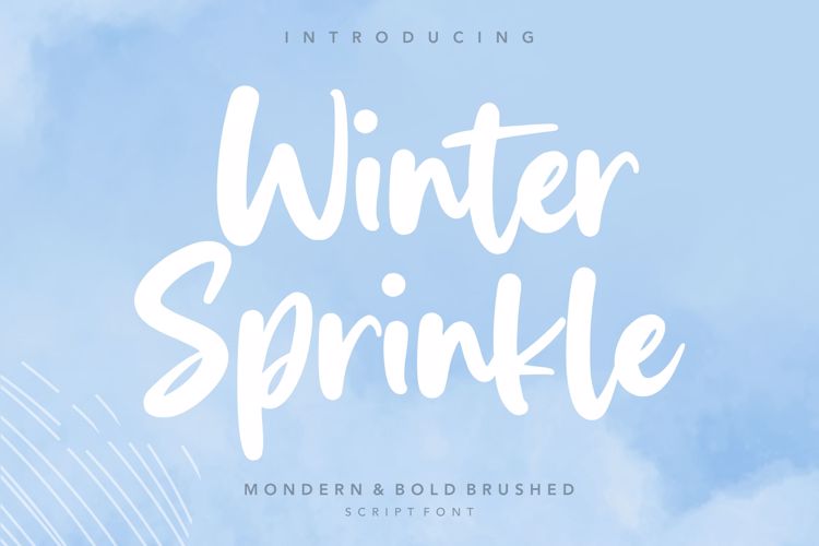 Winter Sprinkle Font