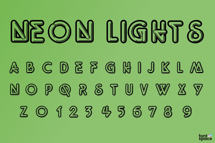 Neon Lights Font