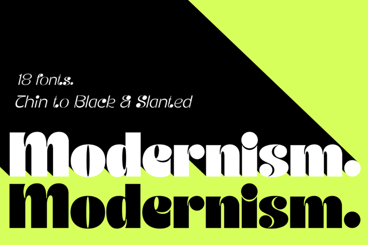 Jt Modernism Font
