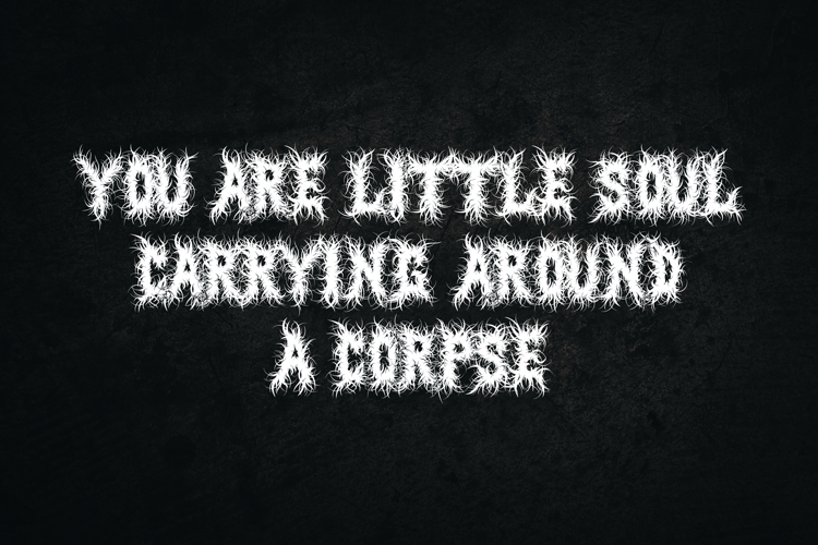 Preview of Black Magnet Font