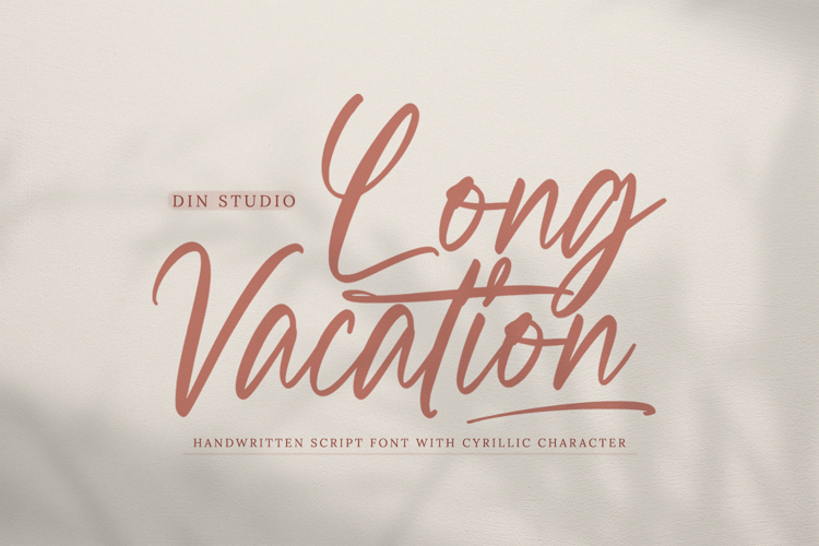 Long Vacation Font
