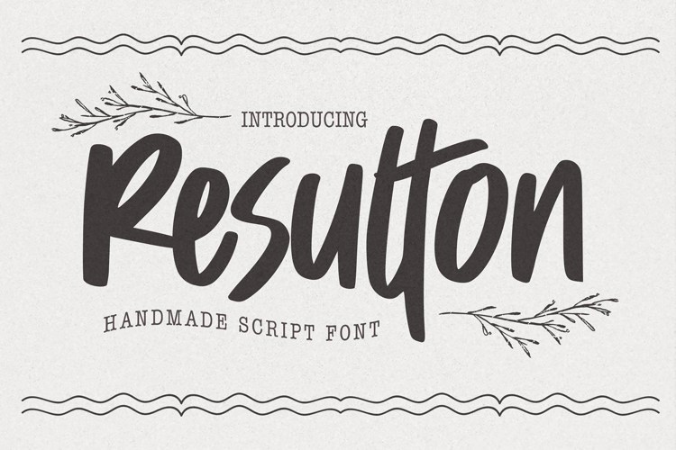 Preview of Resulton Font