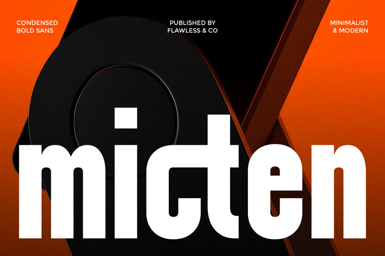 Preview of MICTEN Font