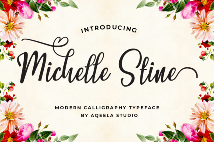 Michelle Stine Script Font