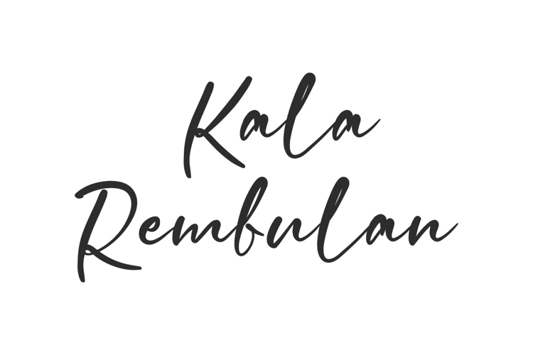 Kala Rembulan Font