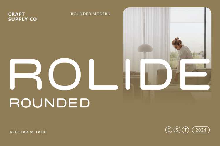 Rolide Rounded Font