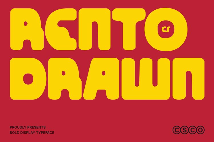 Preview of CS Rento Drawn Font
