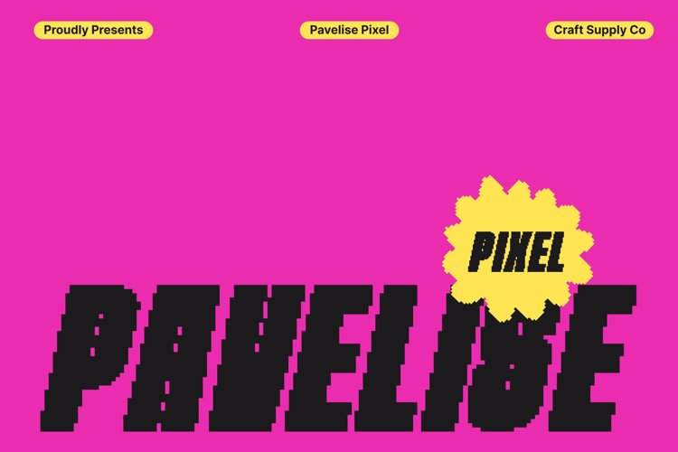 Preview of Pavelise Pixel Font