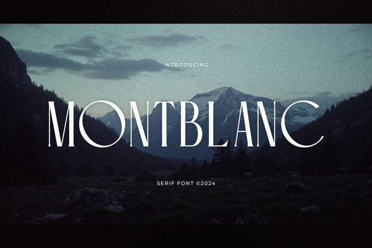 Preview of Montblanc Font