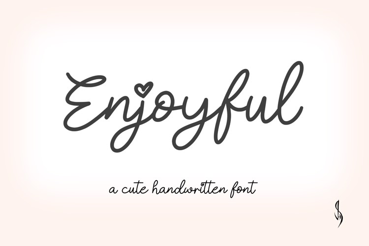 Preview of Enjoyful Font