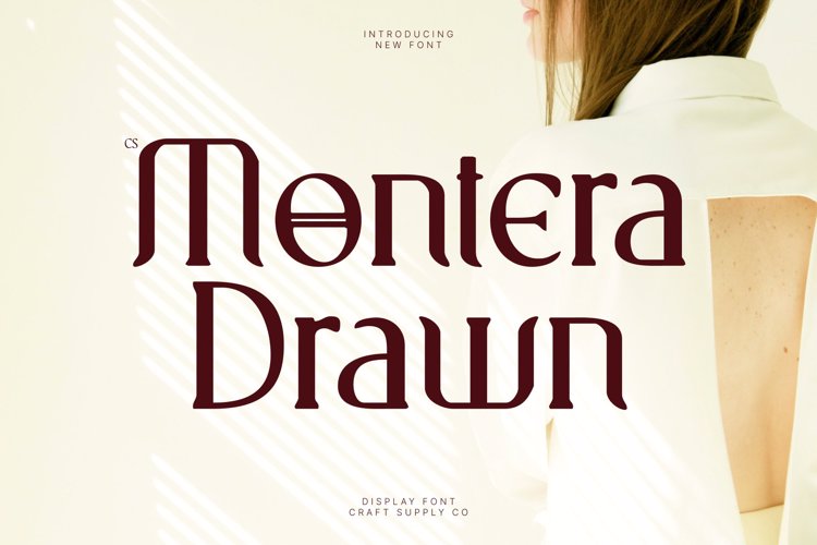Preview of CS Montera Drawn Font