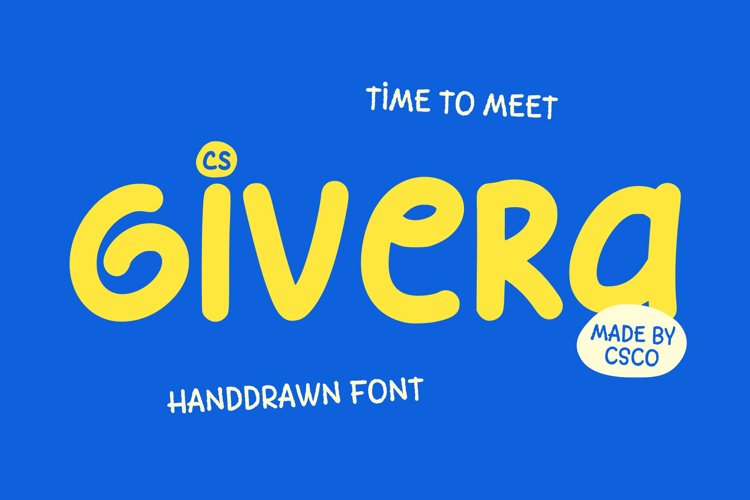 Preview of CS Givera Font