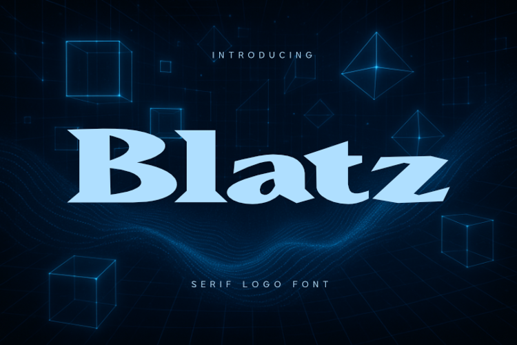 Preview of Blatz Font