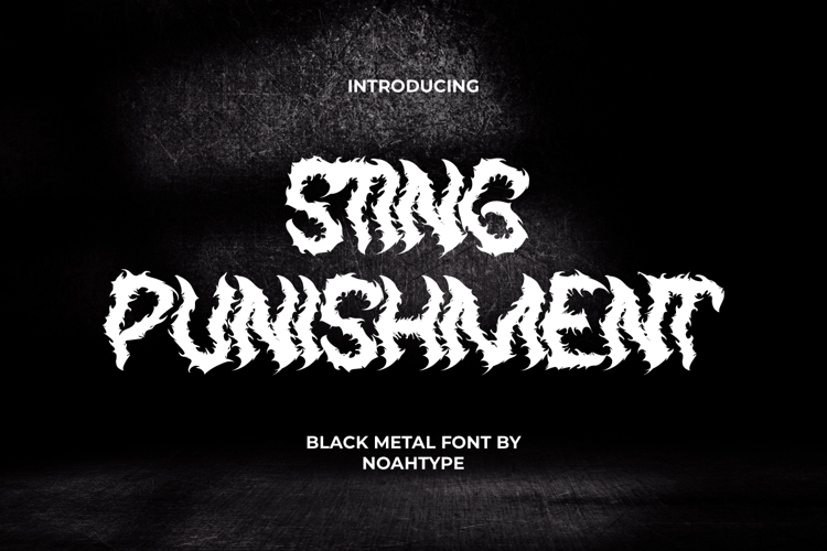 Sting Punishment Font