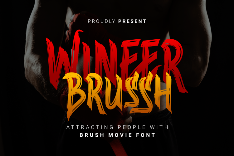 Wineer Brussh Font