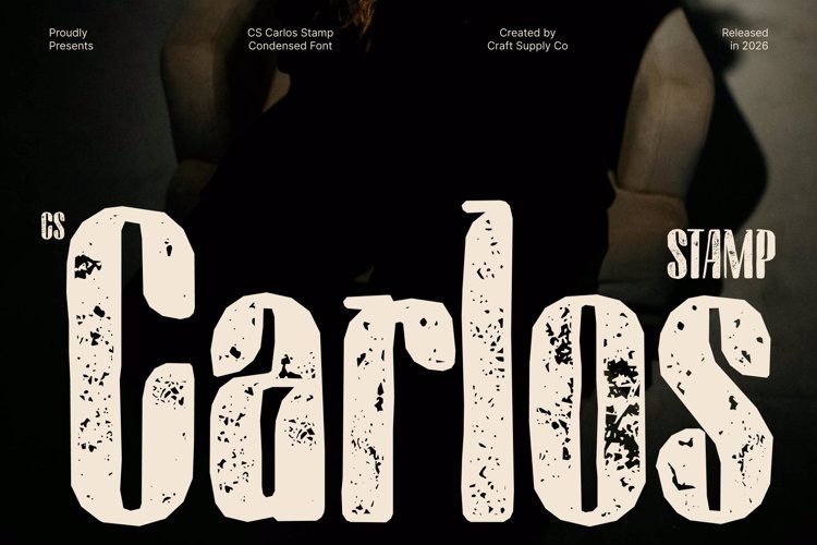 Preview of CS Carlos Stamp Font