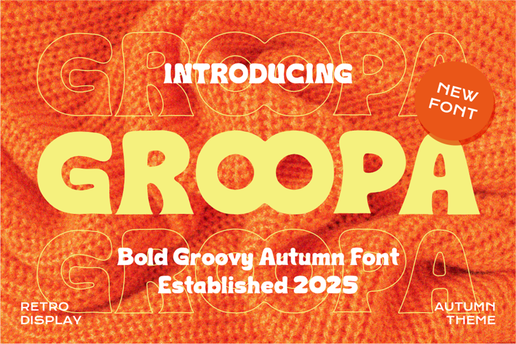 Preview of Groopa Font