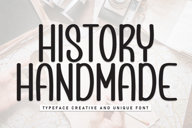 Preview of History Handmade Font
