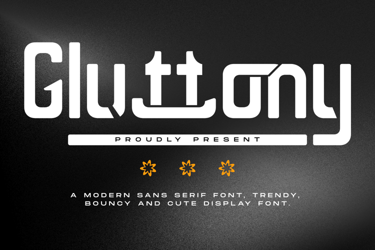 Preview of Gluttony Font