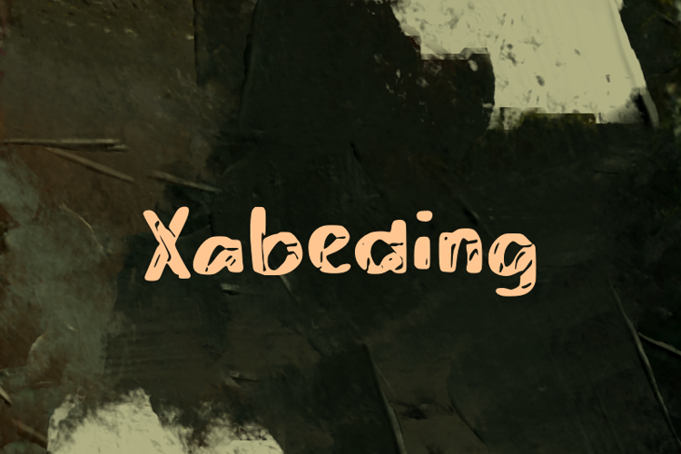 Preview of x  Xabeding Font