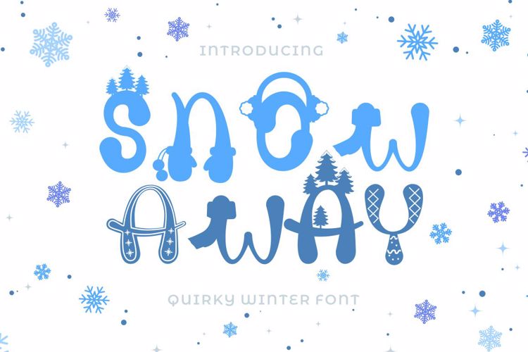 Snow Away Six Font