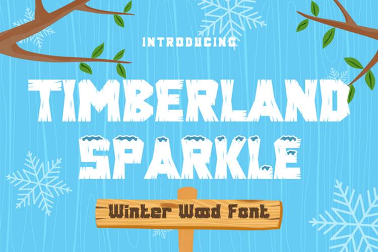 Preview of Timberland Sparkle Font