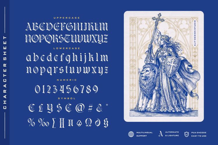 Preview of Strata magic Font
