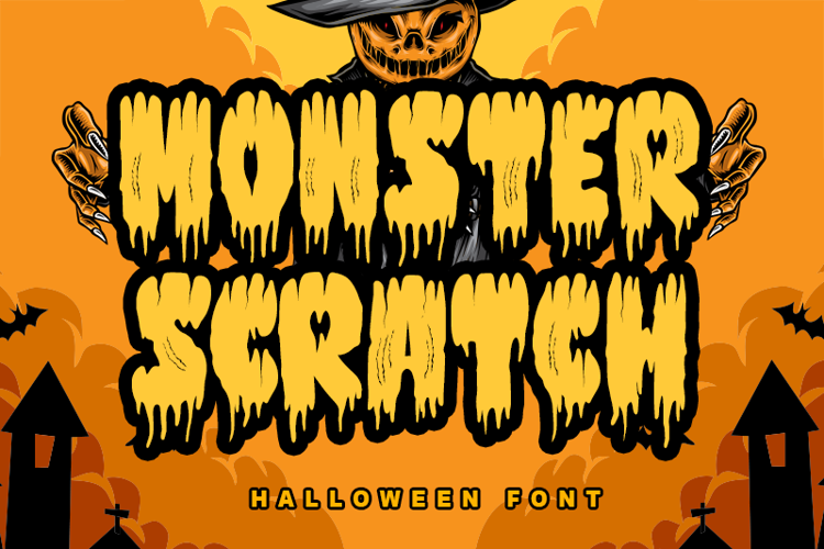 Monster Scratch - Font