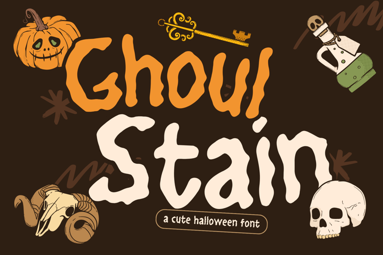 Preview of Ghoul Stain Font
