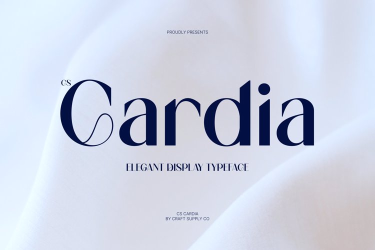 Preview of CS Cardia Font