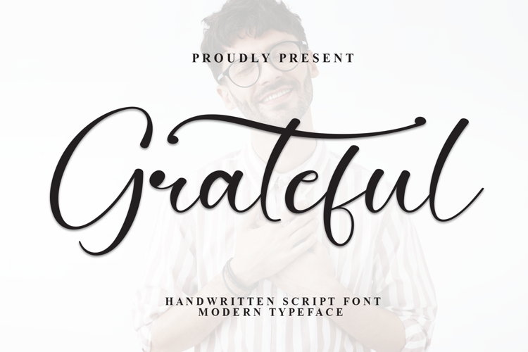 Preview of Grateful Font