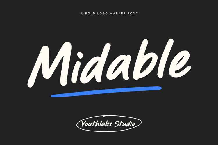 Preview of Midable Font