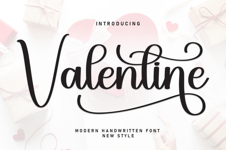 Preview of Valentine Font