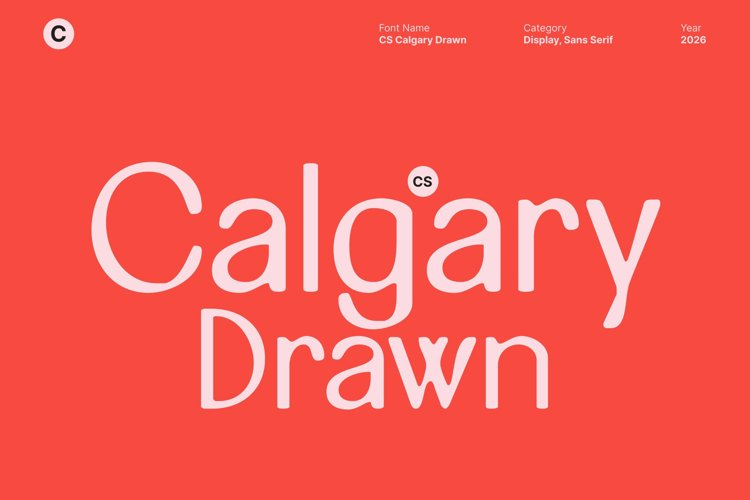 Preview of CS Calgary Drawn Font
