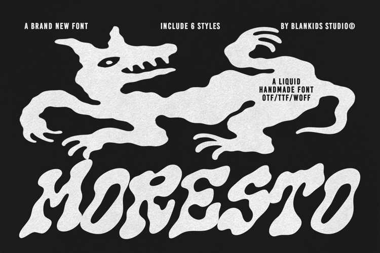 Preview of Moresto Font
