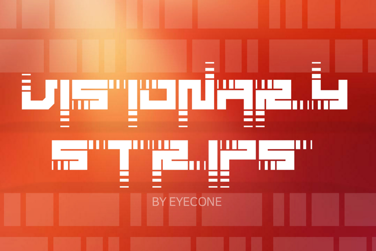 Visionary Strips Font