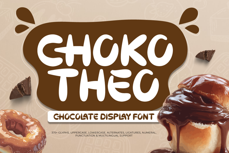 Preview of Choko Theo Font