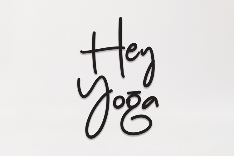 Hey Yoga Font