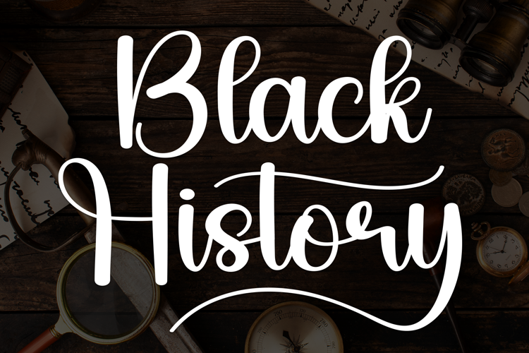 Preview of Black History Font