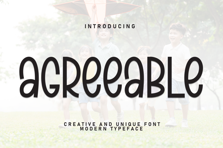 Preview of Agreeable Font