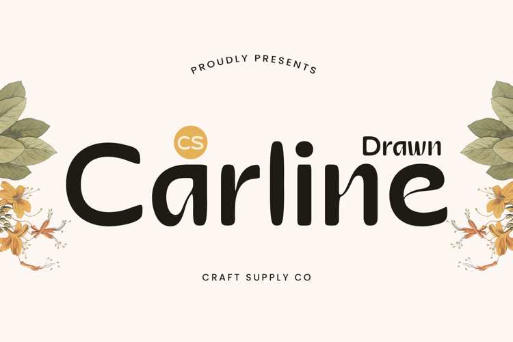 CS Carline Drawn Font